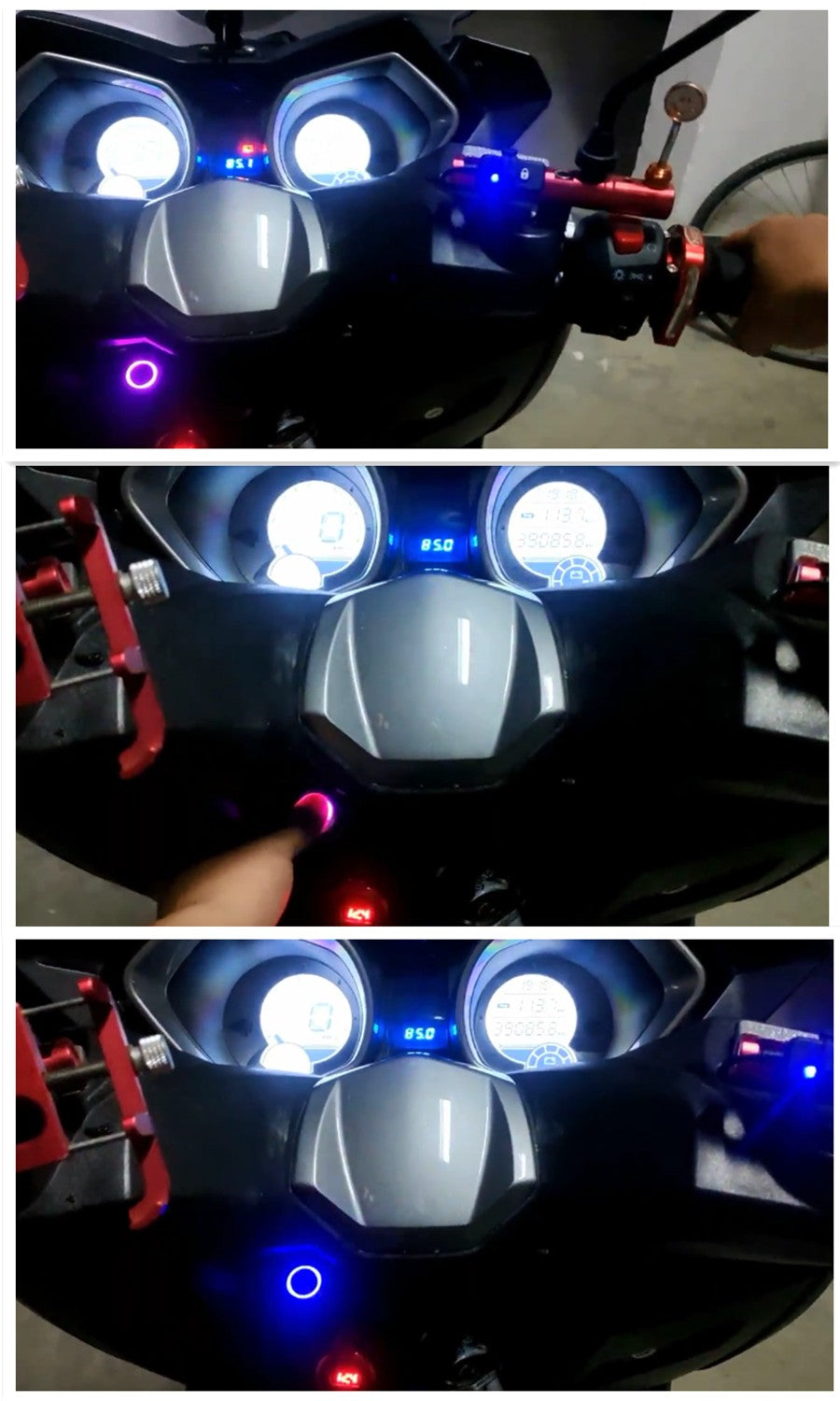 Car Door Motorcycle Fingerprint Control Board Fingerprint Module 1 Key Start Q