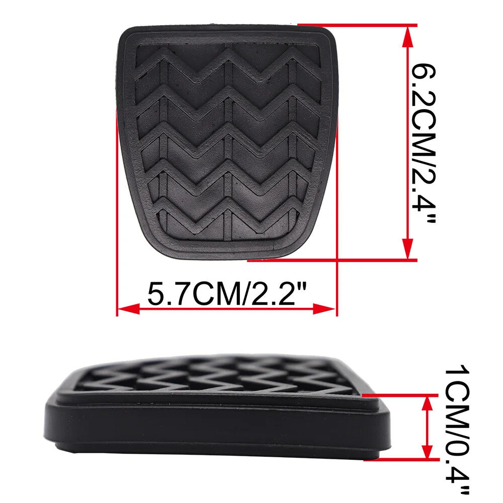 for Toyota for Corolla E130 E120 Car Rubber Brake Clutch Foot Pedal Pad Covers 03-08