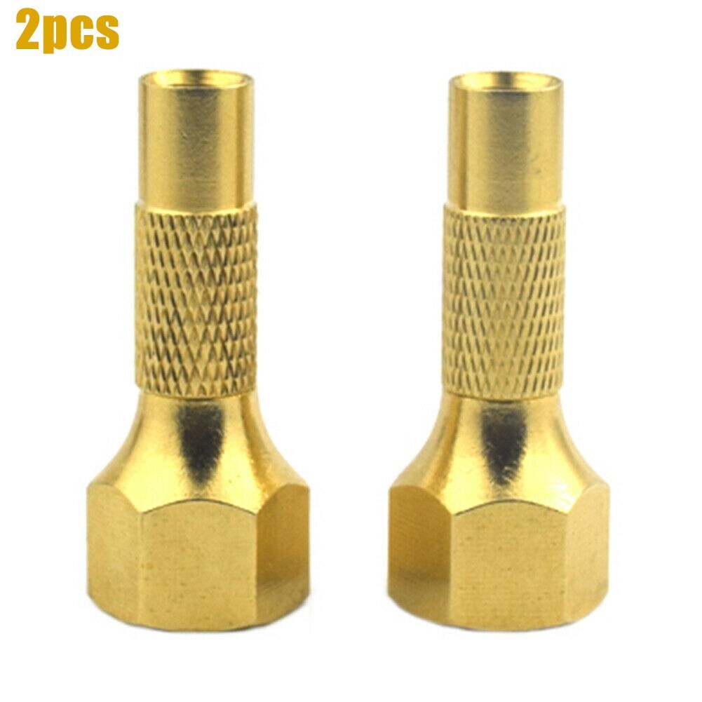 Tire-Air Chucks Heavy Duty Screw On Inflator Gauge Compressor Twists Wheel Brass