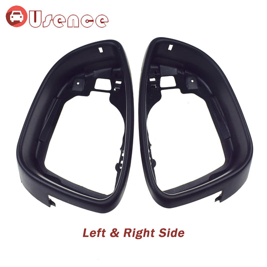 2Pcs Left Right Rear View Mirror Frame Trim for VW Beetle EOS for Jetta for Passat CC