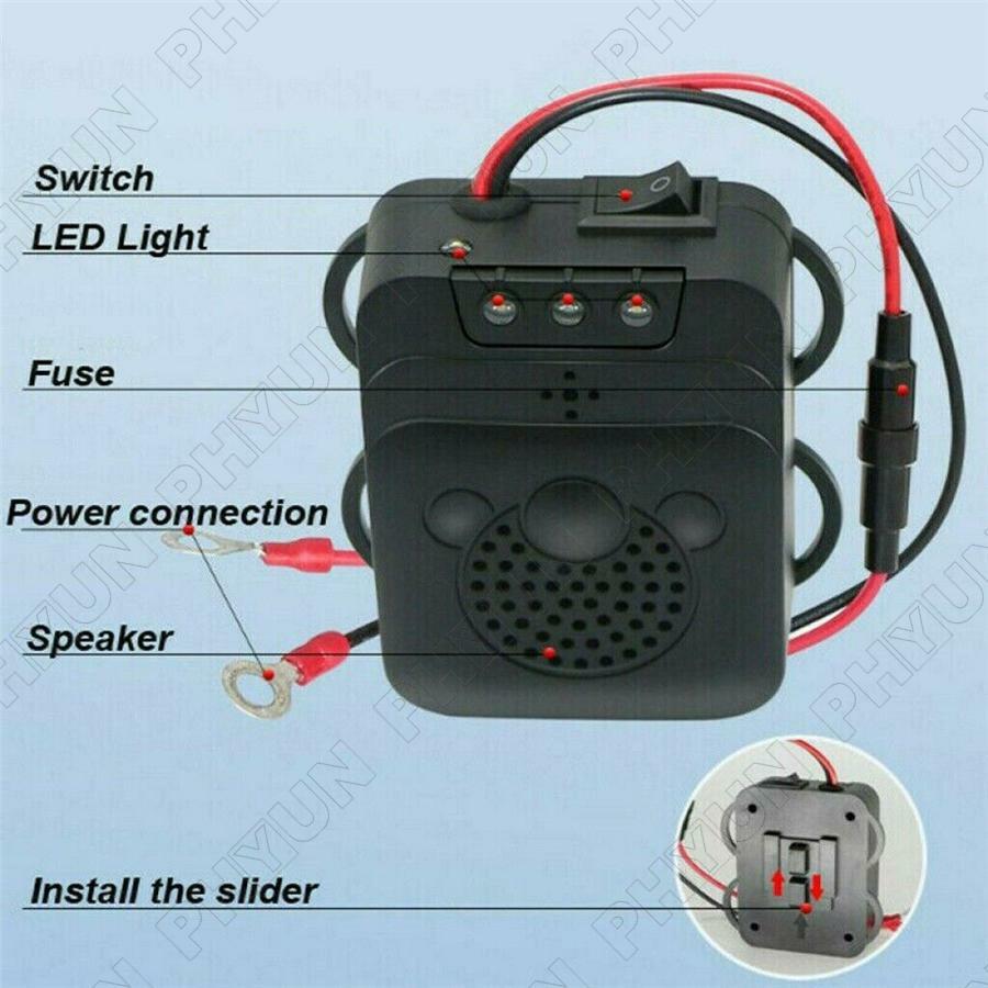 12V Car Ultrasonic Mouse Repeller Rat Rodent Pest Animal Deterrent Repellent ABS