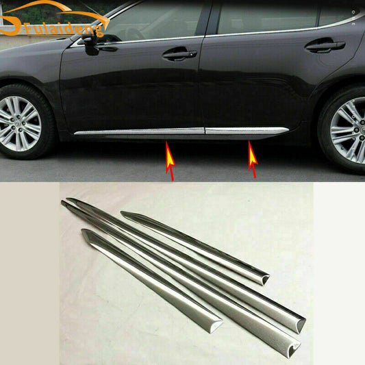 for LEXUS ES200/250/300h/350 2013-2018 3D Chrome Door Body Side Strip Trim Guard