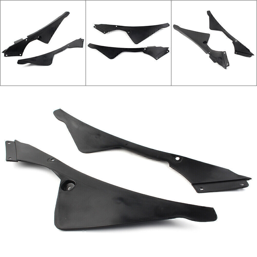 2pcs Unpainted Lower Inner Fairing Cover Fit for Yamaha YZF 600 R6 2006 2007 Black