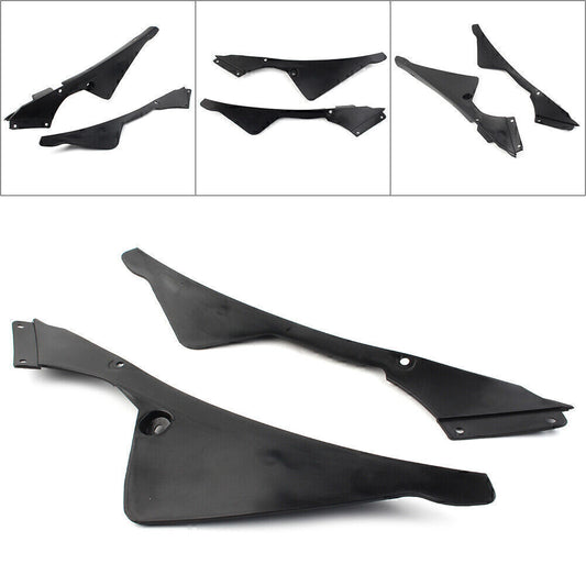 2pcs Unpainted Lower Inner Fairing Cover Fit for Yamaha YZF 600 R6 2006 2007 Black