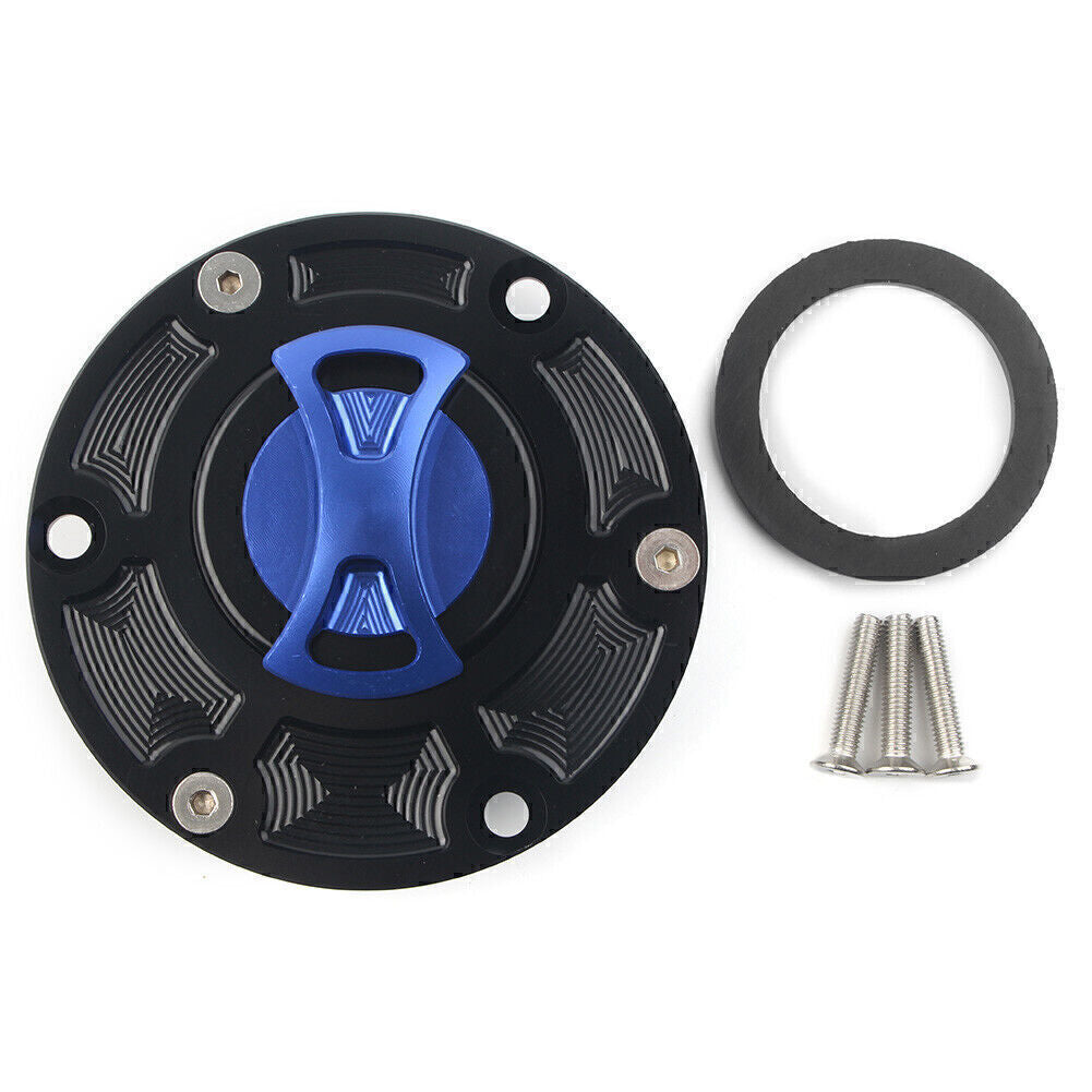 Fuel Gas Tank Cap Cover For RS125/RS250 RSV1000 Tiger 800 Blue Motor Q