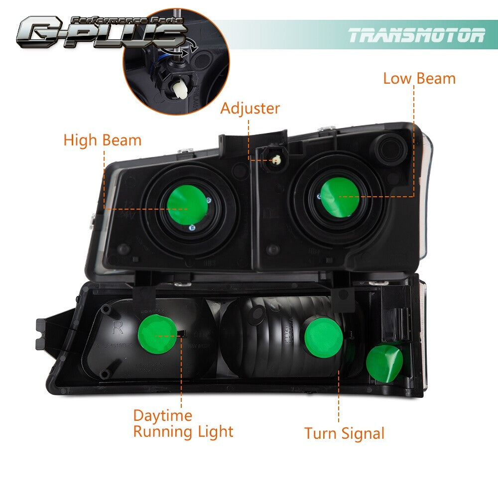 Suitable for 03-06 Silverado Black Island Water Feeding Center + Longmei