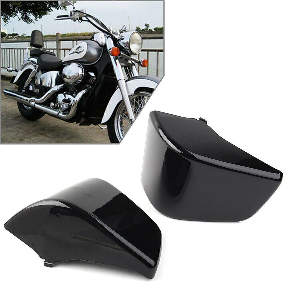 Black Battery Covers for Honda Shadow ACE VT400 VT750 1997 1998 1999 2000-2003