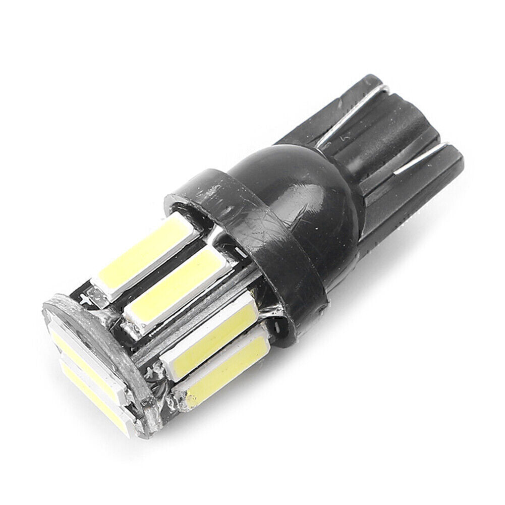 Car T10 7020 White LED 10SMD Panel Interior Dome Map Light Bulb Lamp Auto