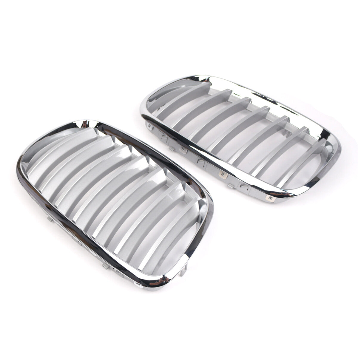 Front Kidney Grille Grill for BMW E70 X5 E71 X6 2008-2013 Chrome Pair Car