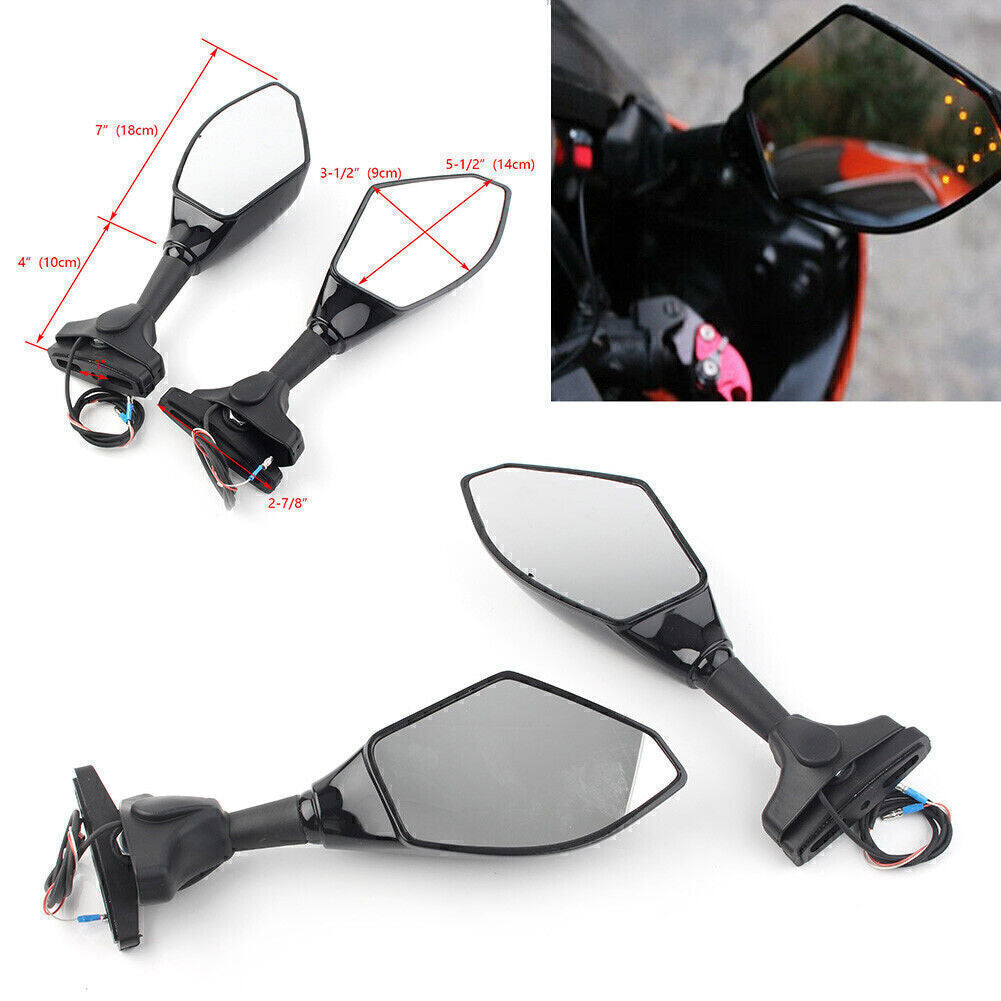 Rear View Mirror LED Turn Signal Light Fit for Honda Fit for Kawasaki Fit for Yamaha