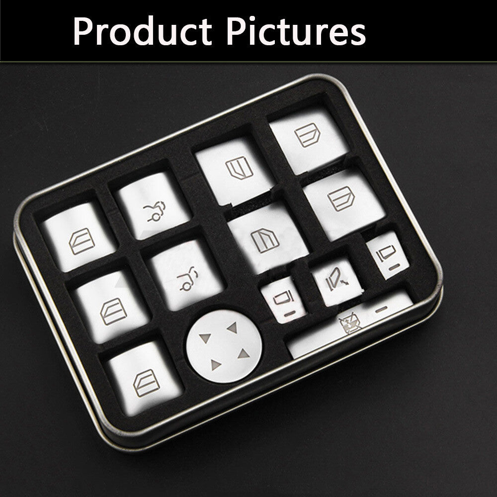 14pcs Door Armrest Window Lift Control for Seat Switch Button Fit for Benz W204 W212