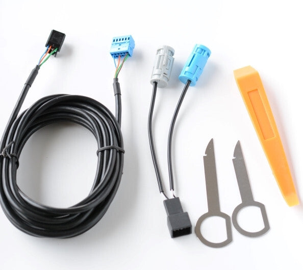 Retrofit Bluetooth dual Microphone cable set for Audi A3 MMI 3G+ for VW for golf Mk7 MIB v