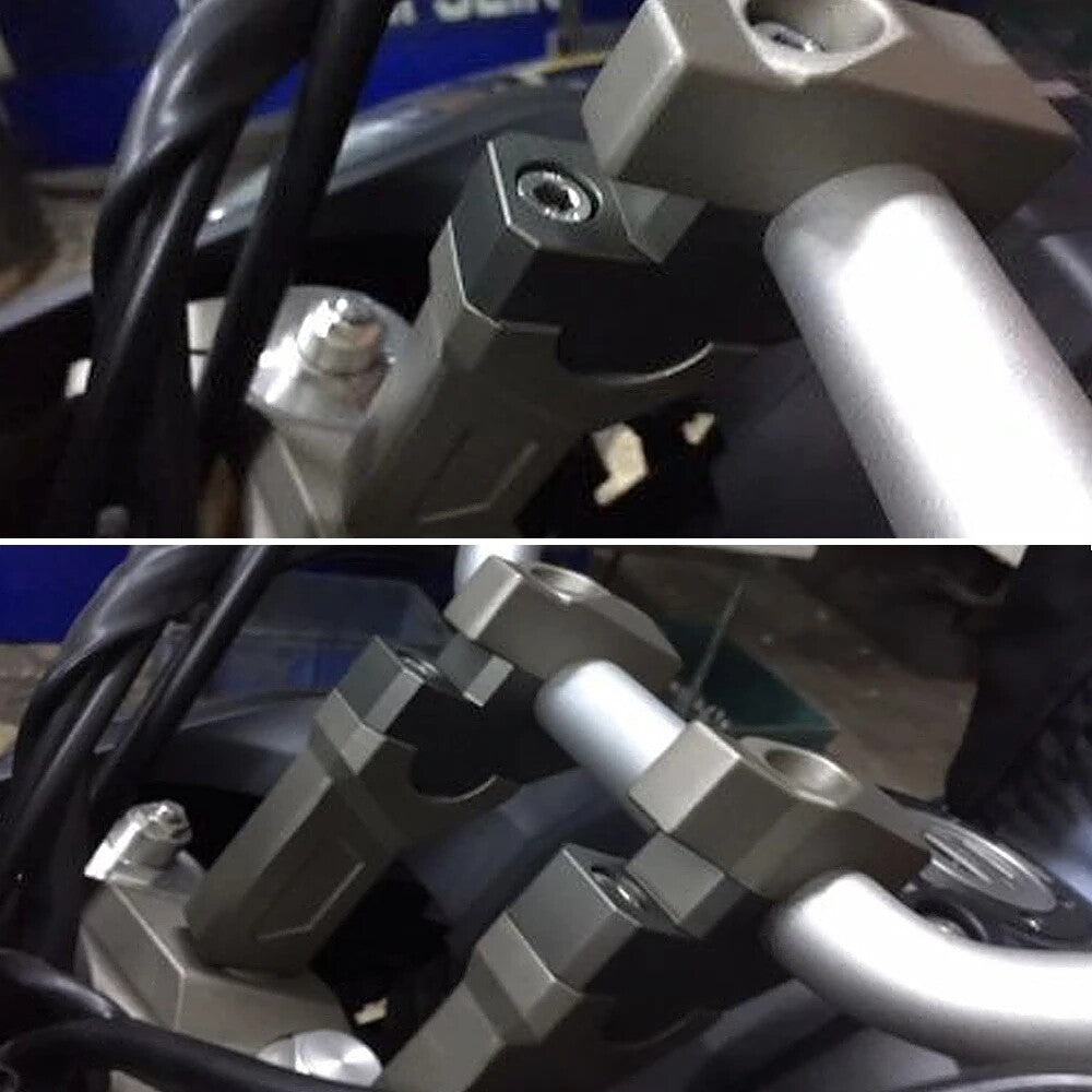 for YAMAHA MT09 Tracer 900 Handle Bar Riser Clamp Extend Handlebar Adapter Mount