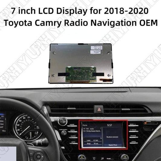 For 2018-2020 for Toyota for Camry Original Navigation 7 LCD Display Screen LQ070Y5LW04