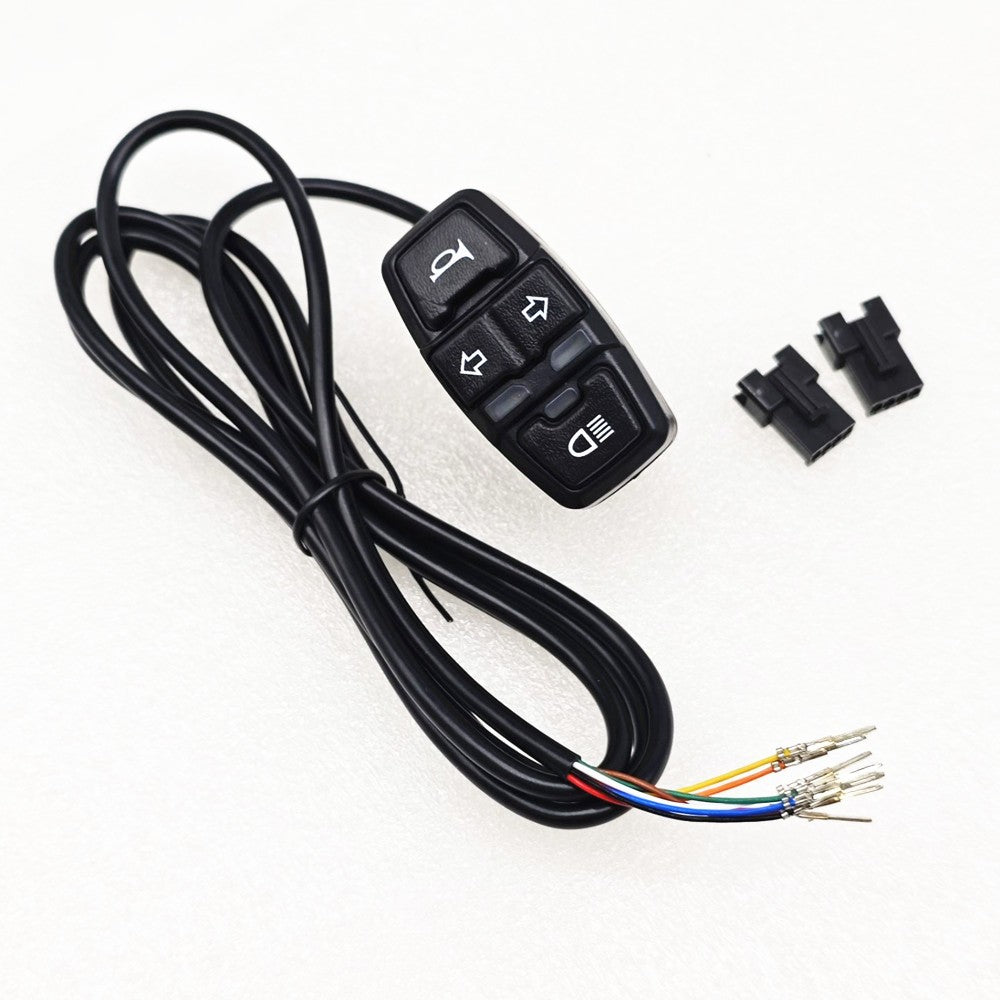 Motorcycle Headlight Horn Switch Control Handlebar Turn Signal Light ON OFF Q