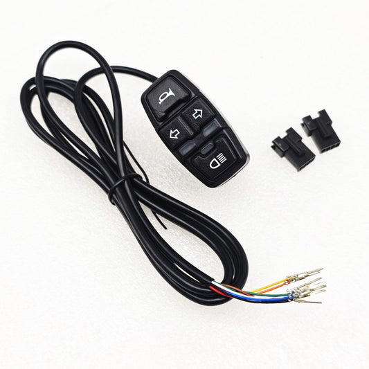 Motorcycle Headlight Horn Switch Control Handlebar Turn Signal Light ON OFF Q
