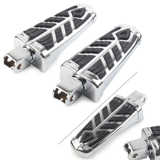 2x Foot Pegs Footrests Footpegs for Honda Shadow VT1100 Sabre VTX 1300C Chrome