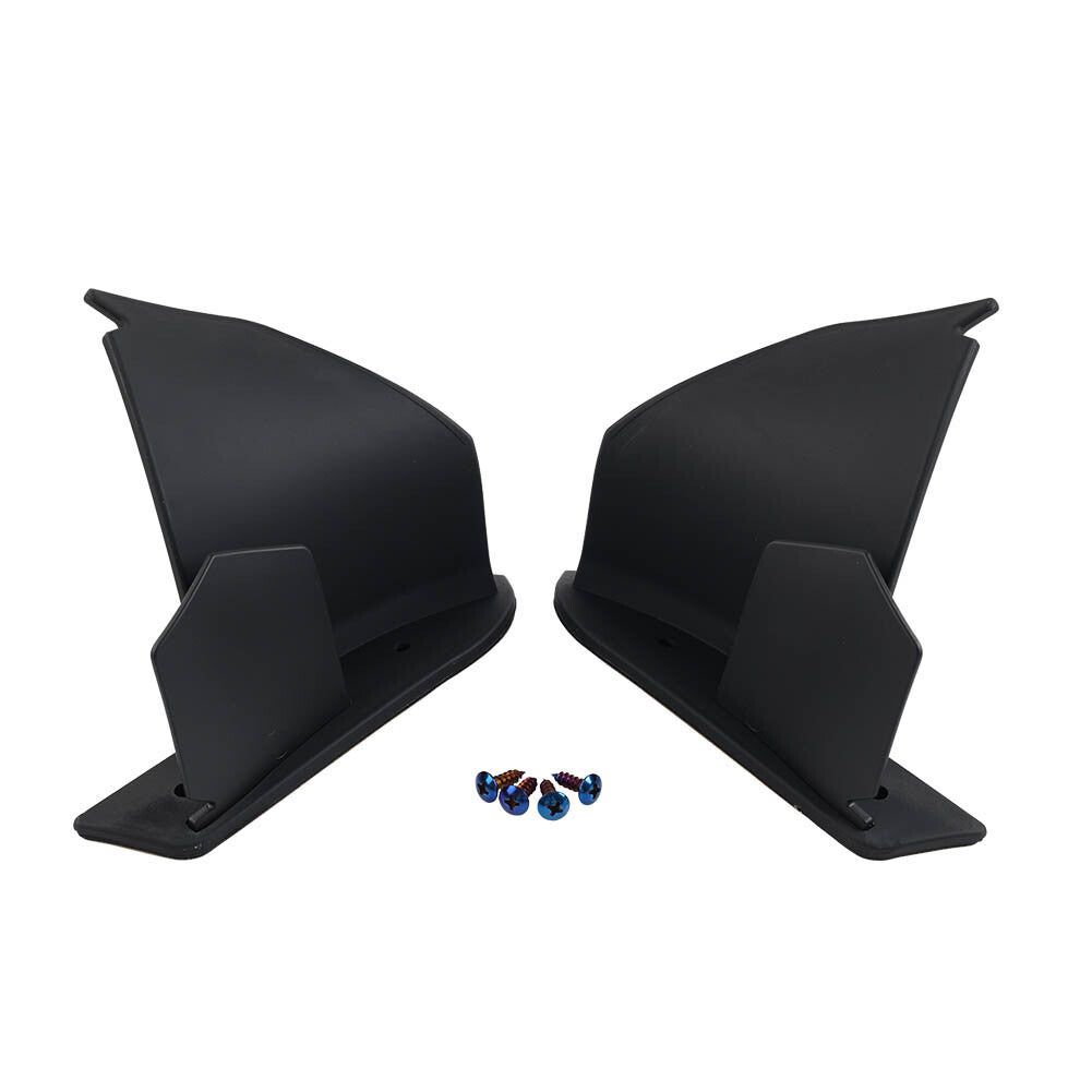 Black Fixed Wing Fairing Winglet Spoiler Aerodynamic for BMW S1000RR 2019-2022
