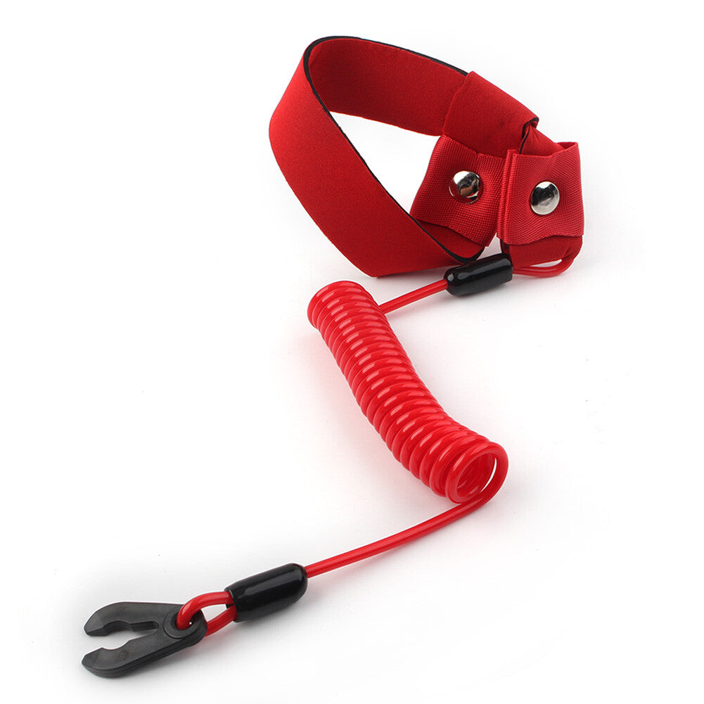 Stop Kill Key Floating Safety Wrist Lanyard Red for Yamaha Jet Ski Wave Runner Q