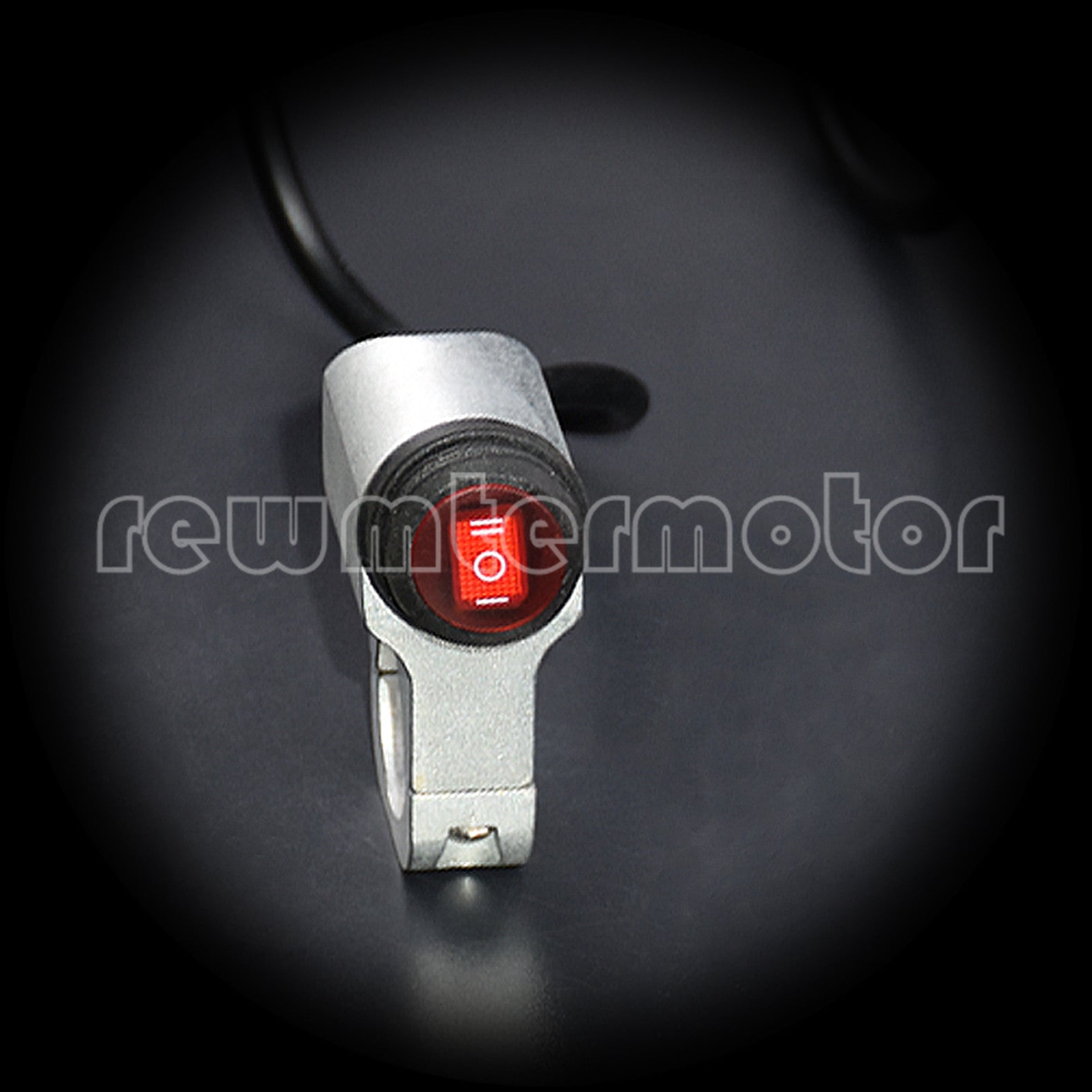 7/8'' Motorcycle Handlebar Headlight Light Switch On Off On Waterproof Chrome Q