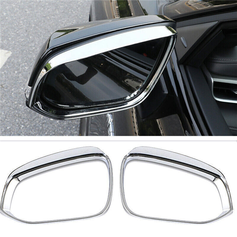 for Toyota Venza 2021-2024 ABSChrome Rearview Mirror Rain Eyebrows Cover Trim 2P