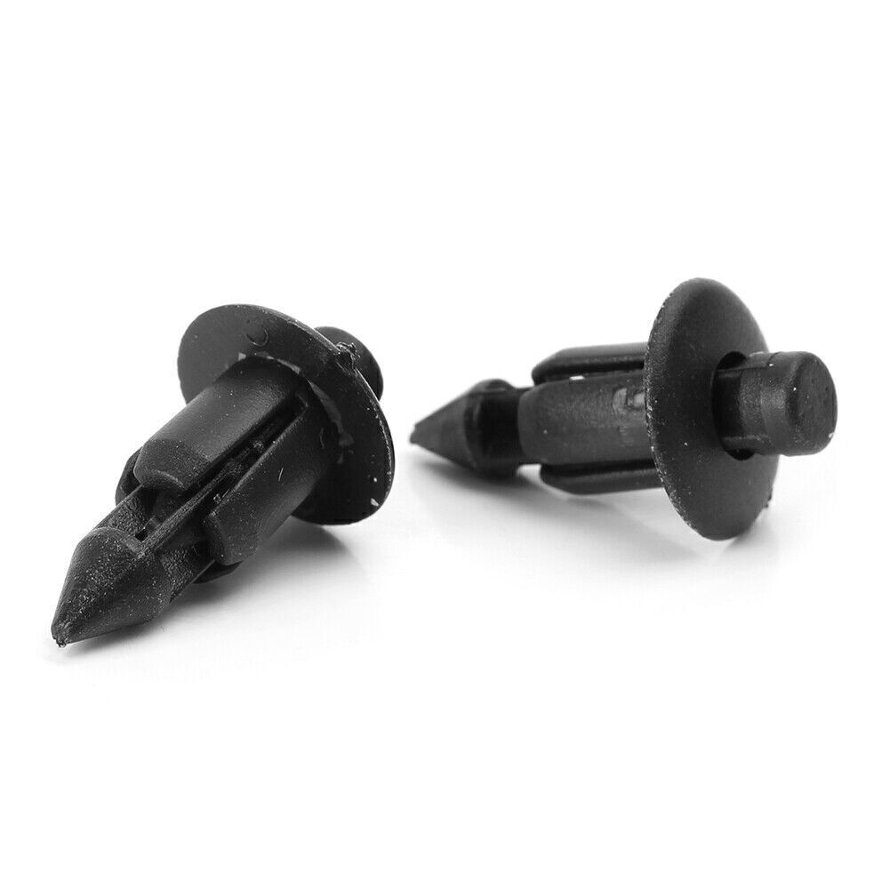 For Suzuk GSXR for Yamaha 100x 6mm Hole Plastic Rivets Car Clip Fastener Push Bolts