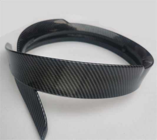 Carbon Fiber Look Rear Trunk Tail Lip Spoiler Wing Trim Decoration Auto Parts n