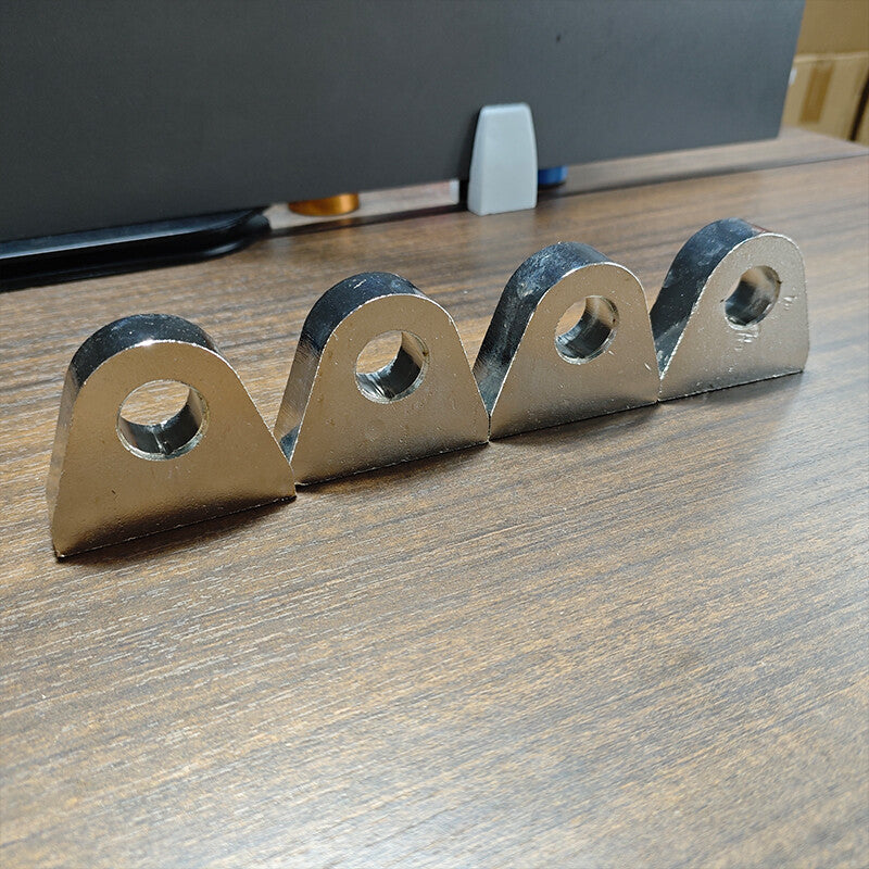 4pcs Weld on Shackle/Clevis Mounts 1 Thickness Steel for Offroad Trucks Bumper