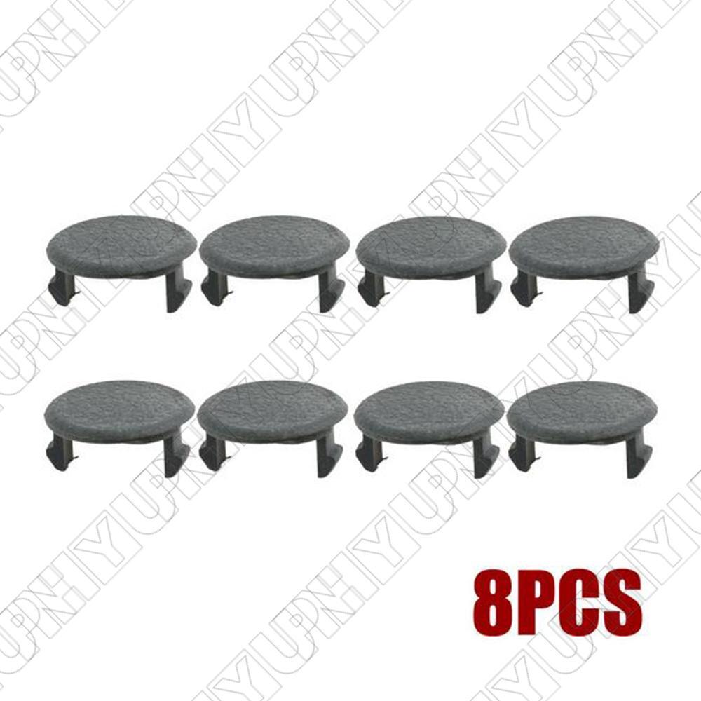 8 Pcs Car Inner Door Grab Handle Screw Caps Cover Plugs MB777725 for Mitsubishi Q