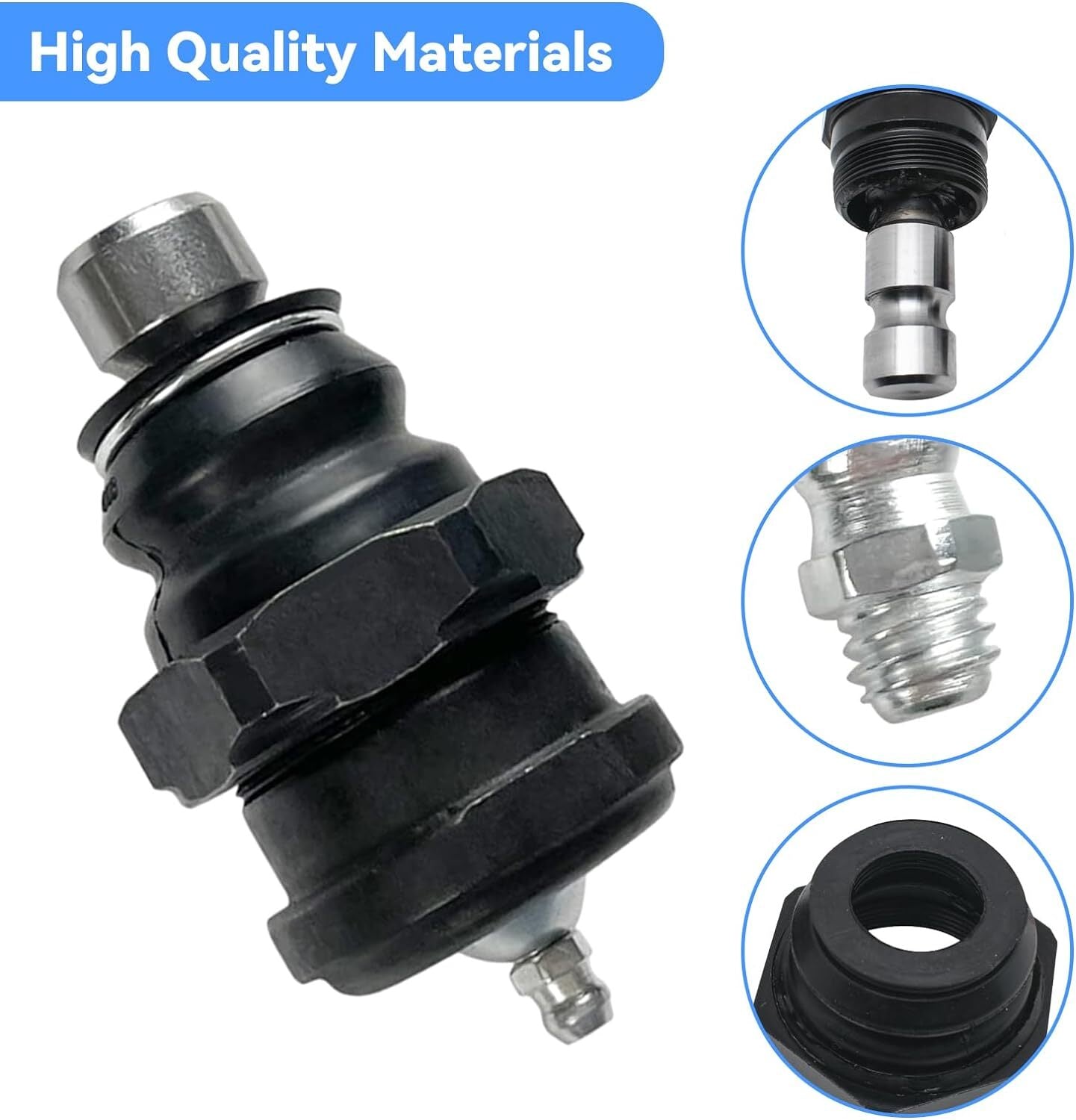 4PCS Front Left & Right Ball Joint Assembly KRZRBJ10 for 14-2023 for Polaris RZR XP Q