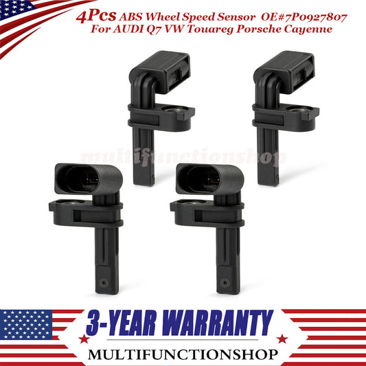 4PCS ABS Speed Sensor WHT005651 for Audi Q7 for Porsche for Cayenne for VW Touareg 7P0927807