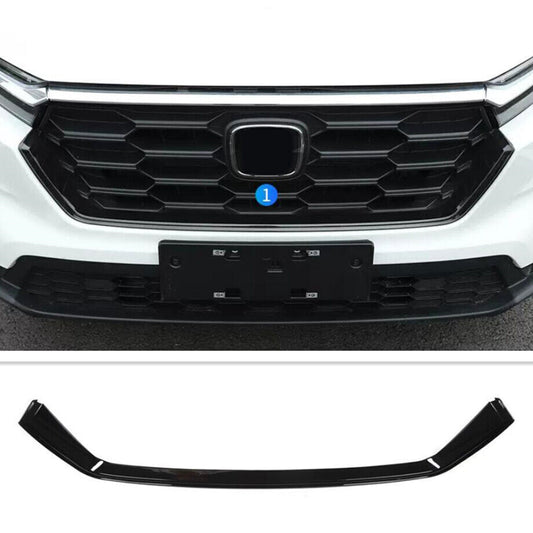 For 2023+ for Honda CR-V CRV ABS Gloss Black Front Grille Bumper Down Trim Strip B n