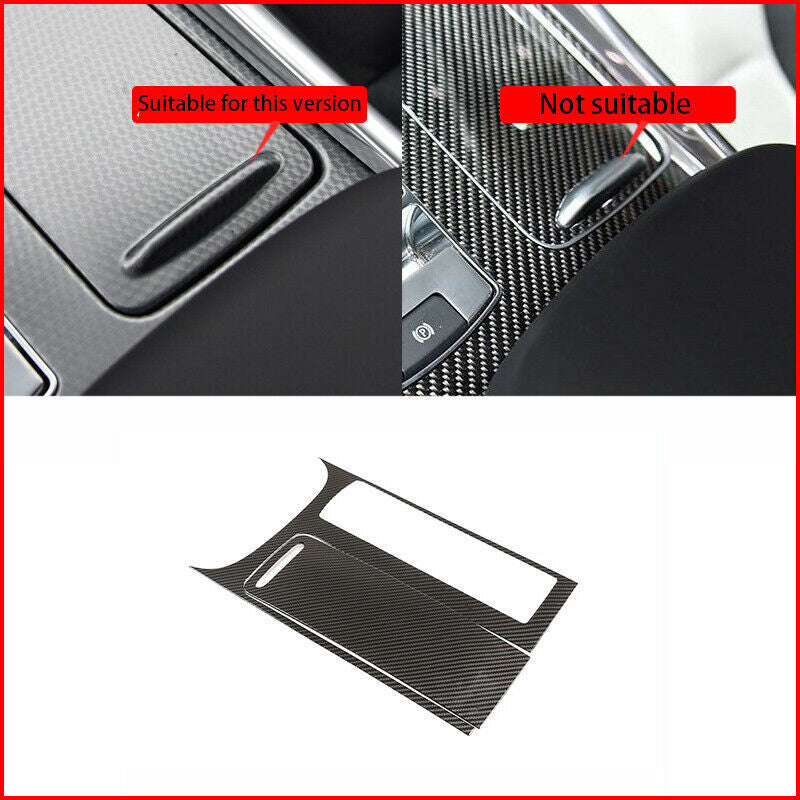 Carbon Fiber Inner Console Gear Shift Panel Trim for Range Rover Sport 2018-2020