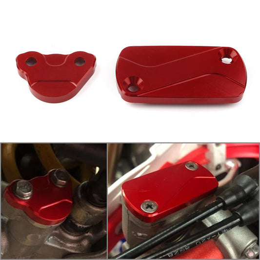 Front Rear Brake Reservoir Fluid Cover Cap for CR125R CR250R CRF250R/X CRF450R/X