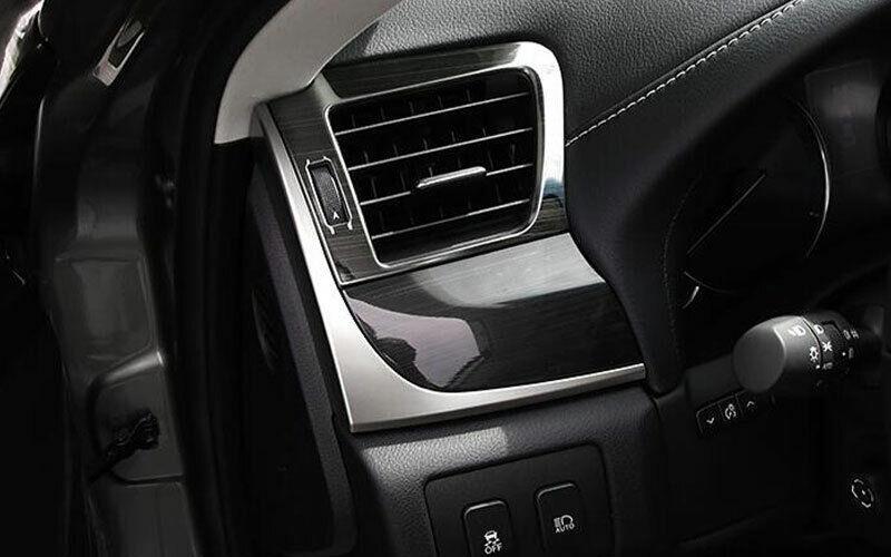 for Lexus GS350 450h 2016-2020 Black Titanium Console LR Air Outlet Vent Trim