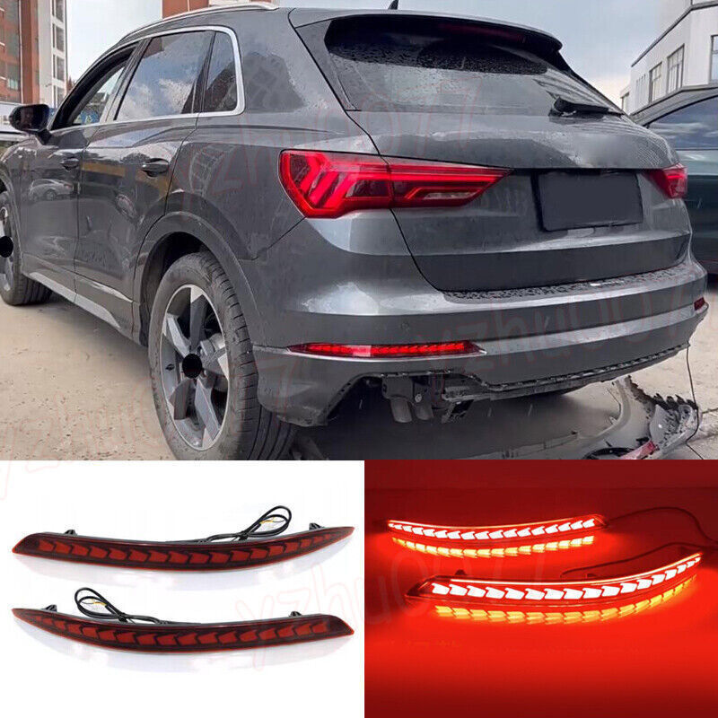 2019-2023 Fit for Audi Q3 SUV LED Rear Fog Lights /Turn Lights /Brake Lamps 1set