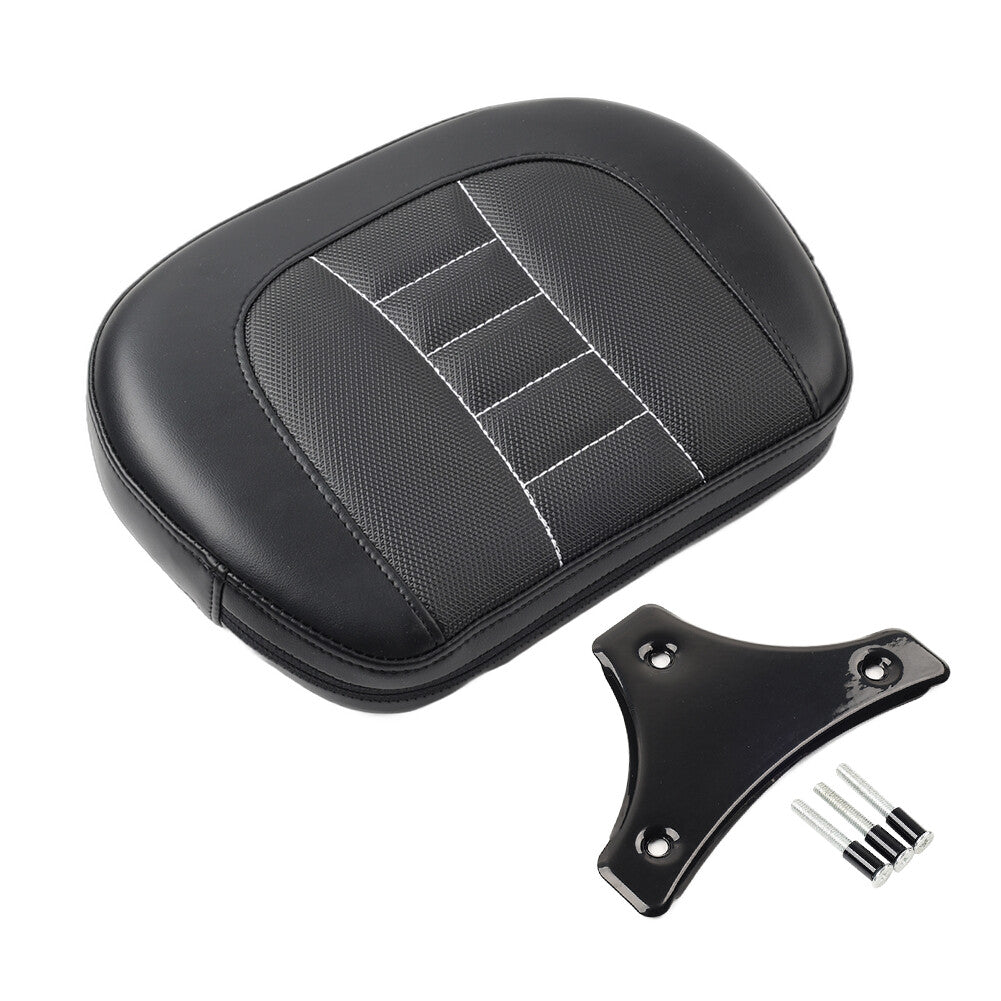 Passenger Sissy Bar Backrest Pad Bracket for Harley Touring Electra Street