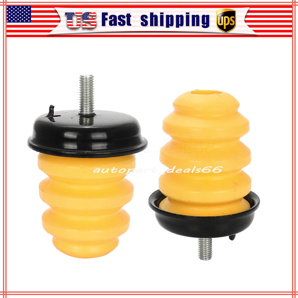 REAR FRAME LEAF SPRING BUMPER BUMP STOP For 99-06 SILVERADO 1500 HD Set of 2 Q
