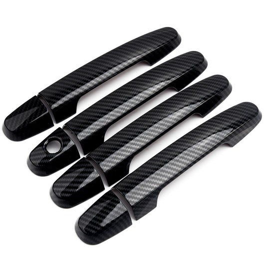Carbon Fiber ABS Door Handle Cover Trim fit for Toyota for Camry for Corolla Highlander
