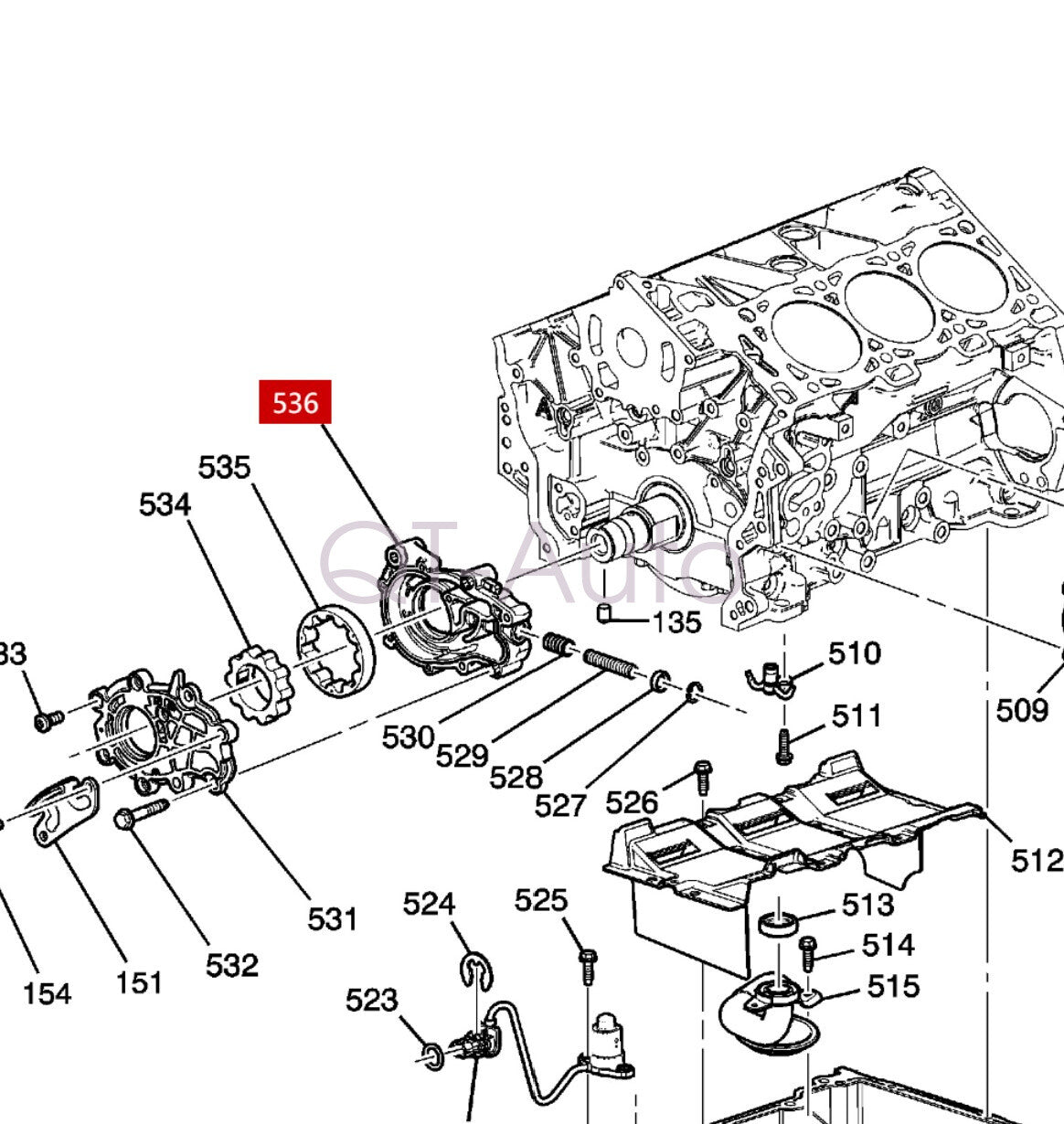 12640448 Engine oil pump suitable for GMI 2007-2016 3.6 Arcadia 2010-2017 3.6 Terrain- n
