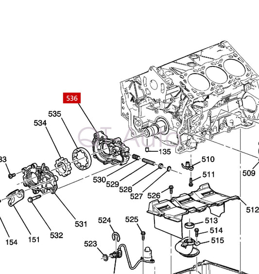 12640448 Engine oil pump suitable for GMI 2007-2016 3.6 Arcadia 2010-2017 3.6 Terrain- n