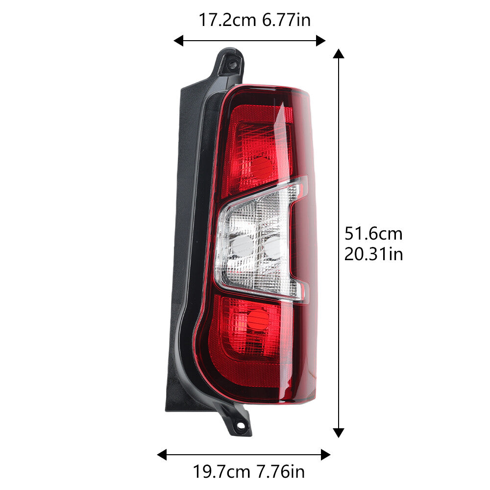 Für for Peugeot Partner Van 19-23 Recht Rücklicht Heckleuchte Rückleuchte 9820554880