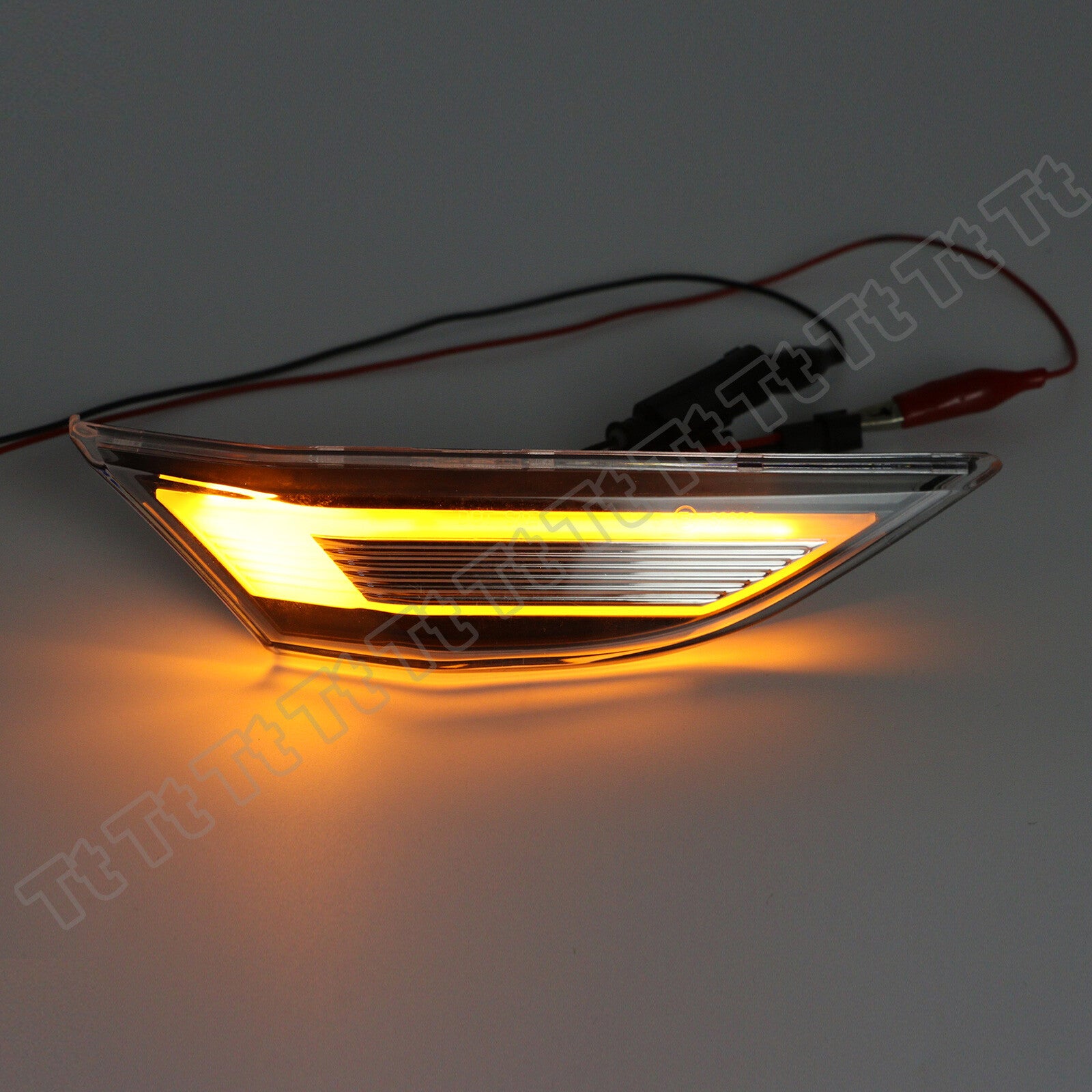 Smoked Lens LED Side Marker Lights for 2012 for 991 981 718 Cayman - v