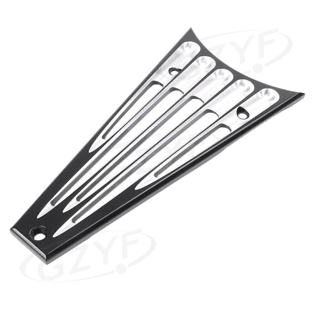 CNC Billet Frame Grille Grill Cover Aluminum Black for Harley Touring FLHR FLHX