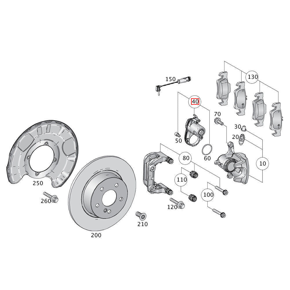 Parking Brake Servo Motor for Mercedes-Benz ML350 ML400 GLS400 GLS500 GLE320 Q