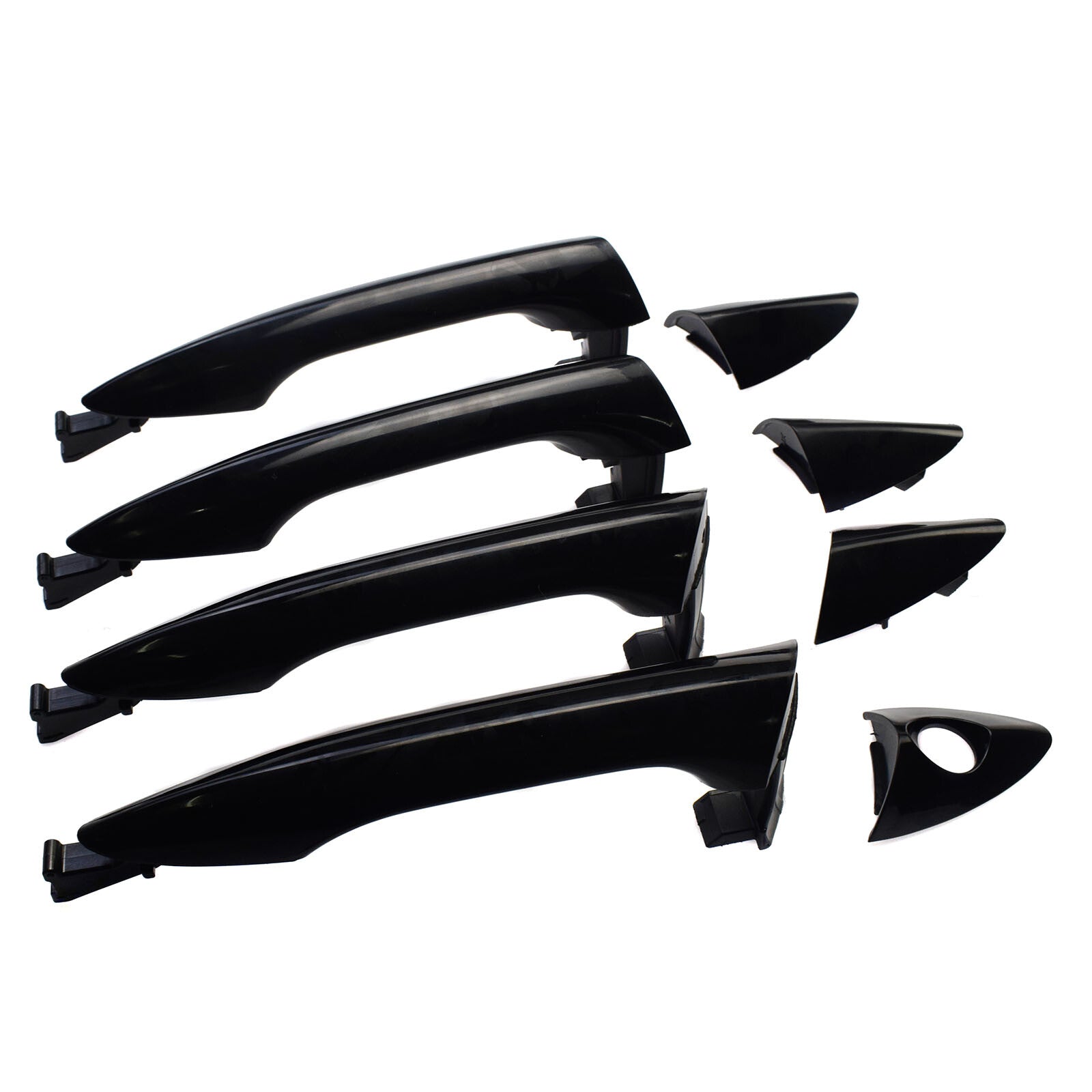 4-Pack Exterior Door Handle FL RL RR for for Hyundai for Elantra 2011-2016- v