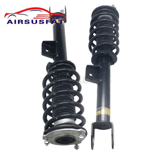 A pair of new Assys front suspension struts for Tesla Model 3 M3 RWD 2017 - 2021.