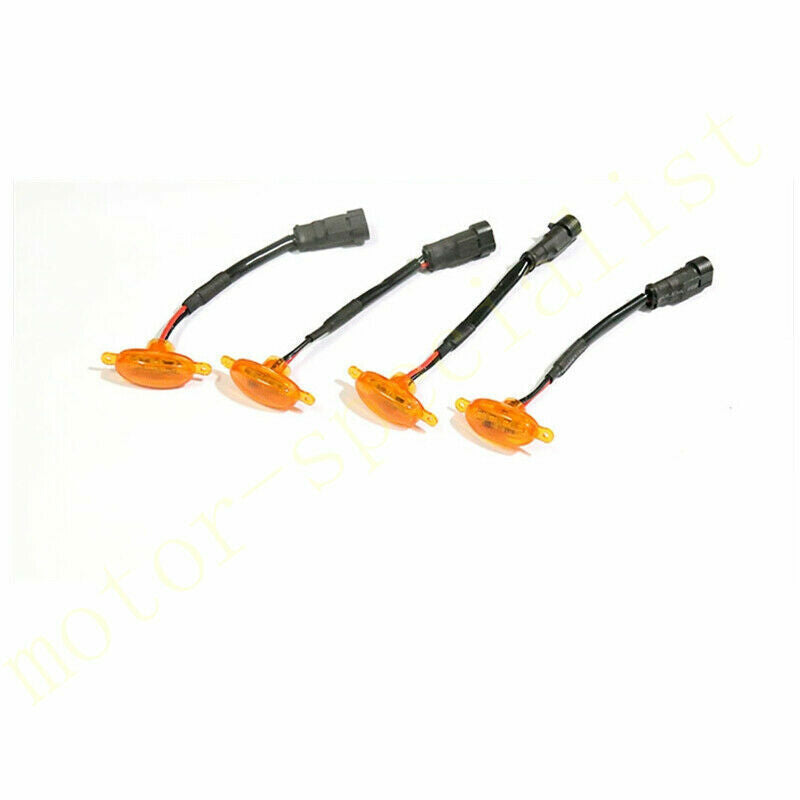 for Mitsubishi Outlander 2016-18 Style Grill LED yellow Marker Light Kit