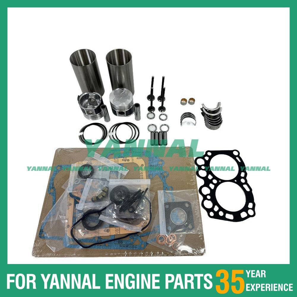Repair kit with piston ring liner bearing valve gasket for L2C-