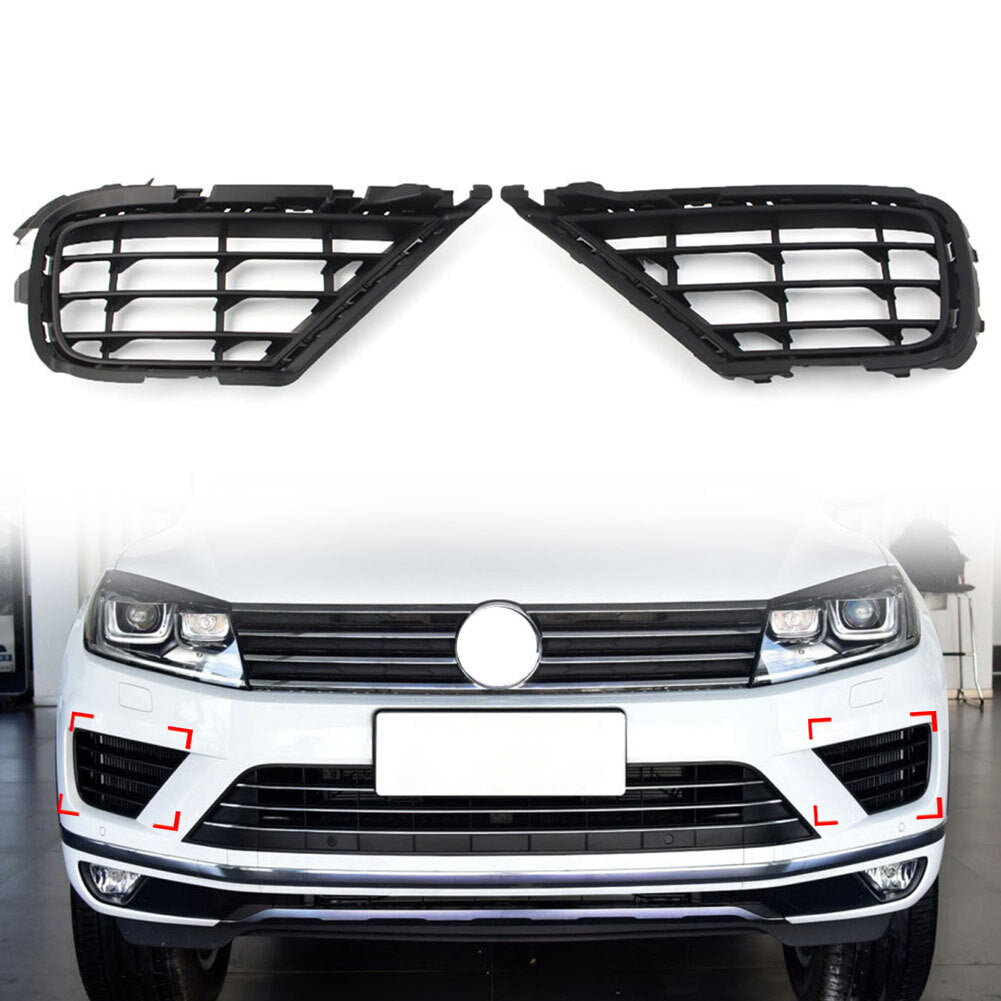 Front Lower Bumper Air Grille Insert Fit for VW Touareg Typ 7P Facelift 15-17 Right